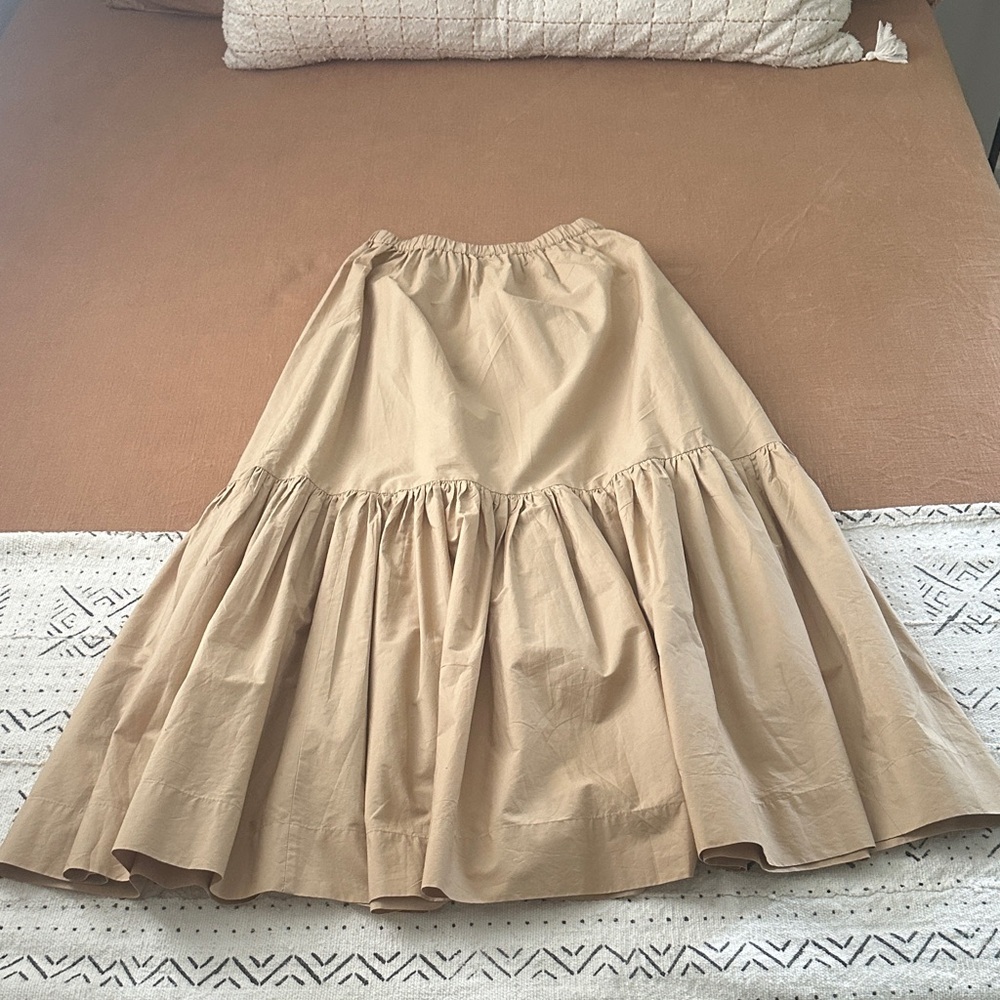 Ganni Tan Midi Skirt - Picture 14 of 14